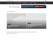 Tablet Screenshot of madailylife.com
